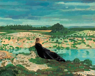 Lyndra près de la piscine bleue, Dorset